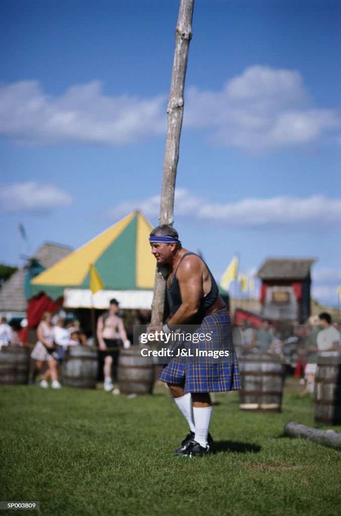Caber Tossing