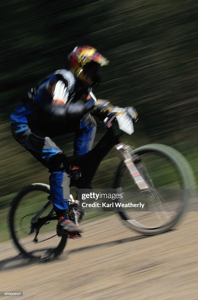 Dirt Bike and Rider