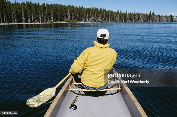 canoeing - north pacific ocean stockfoto's en -beelden