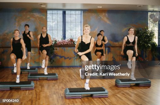 Step Aerobics Class Step Aerobics Class