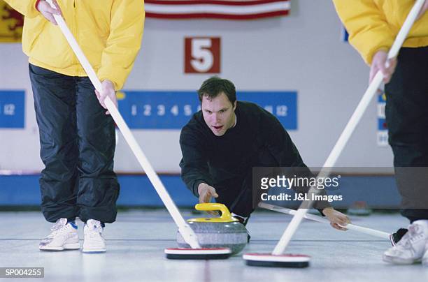 curling - curling sport stock pictures, royalty-free photos & images