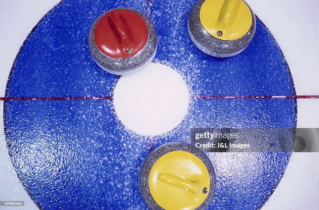 Above of Curling Stones