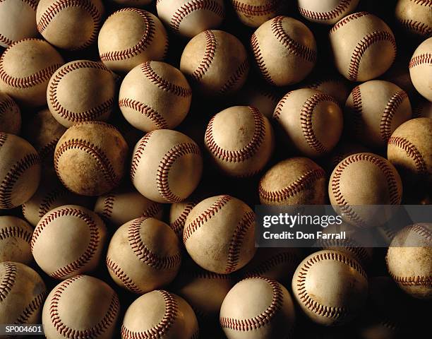 baseballs - don farrall stock pictures, royalty-free photos & images