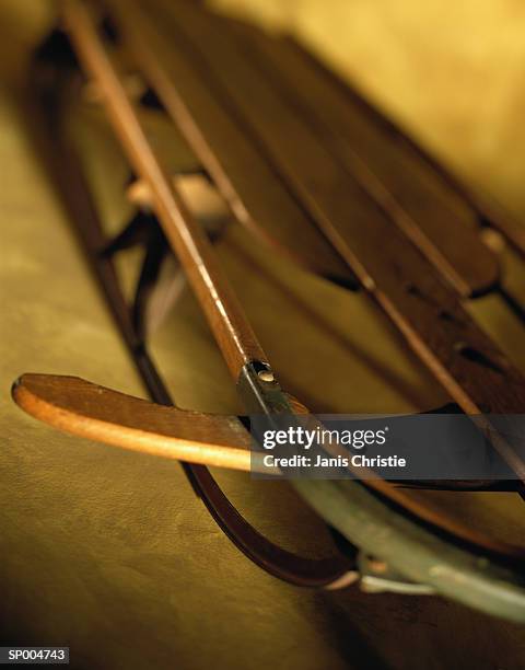 sled close-up - christie stock pictures, royalty-free photos & images