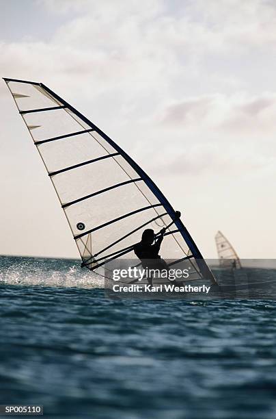 man windsurfing - karl stock pictures, royalty-free photos & images