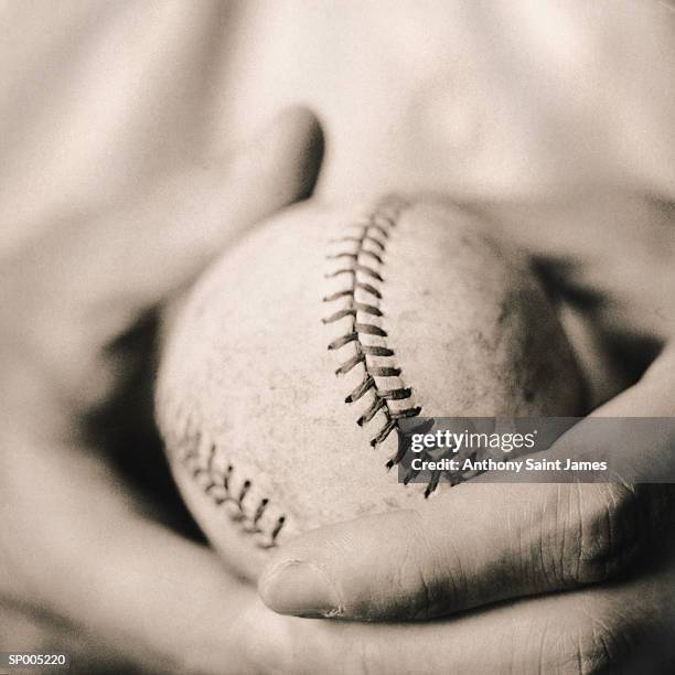 close-up of baseball - saint anthony stock pictures, royalty-free photos & images