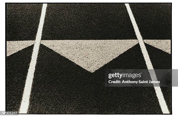 detail of running track - saint anthony stock pictures, royalty-free photos & images
