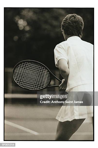 tennis serve from behind - saint anthony stock pictures, royalty-free photos & images