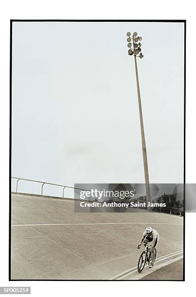 man racing on bicycle - saint anthony stock pictures, royalty-free photos & images
