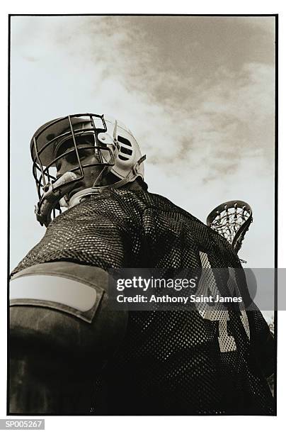 lacrosse athlete - saint anthony stock pictures, royalty-free photos & images
