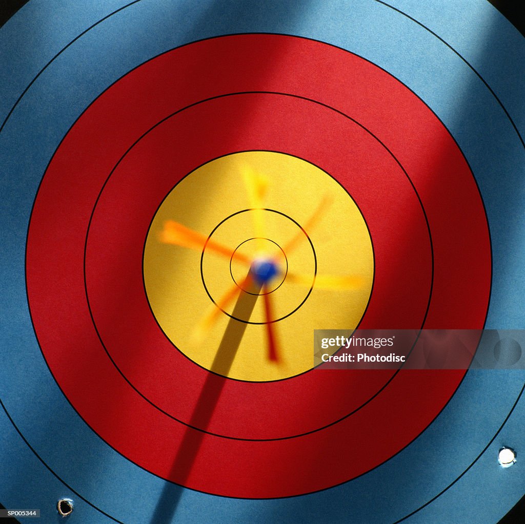 Arrow in a bull's-eye