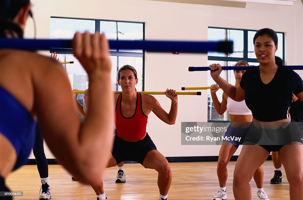 People in an Aerobics Class