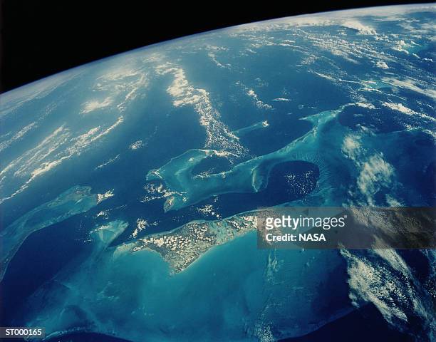 aerial of andros island - bahama banks bildbanksfoton och bilder
