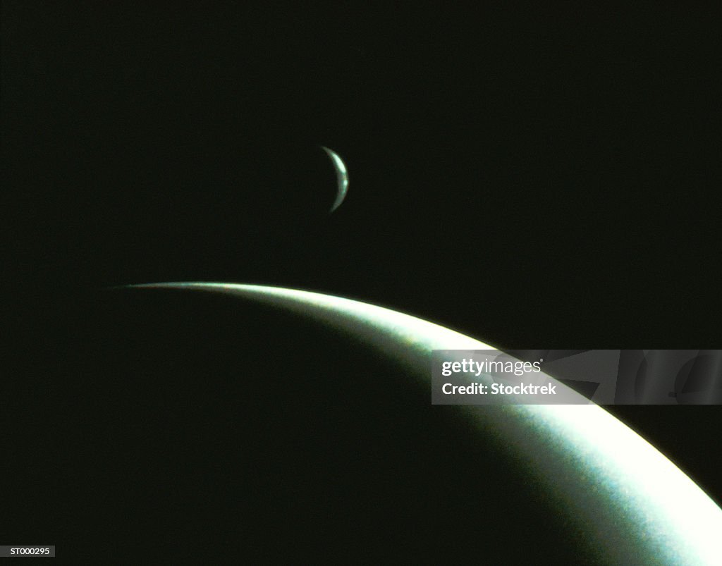 Spacecraft Over Neptune