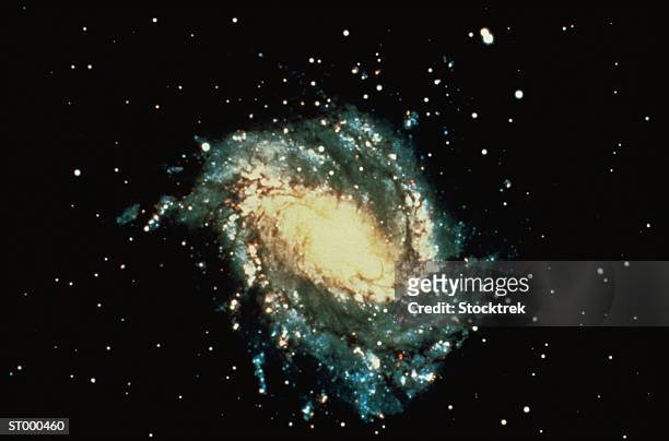 spiral galaxy - spiral foto e immagini stock