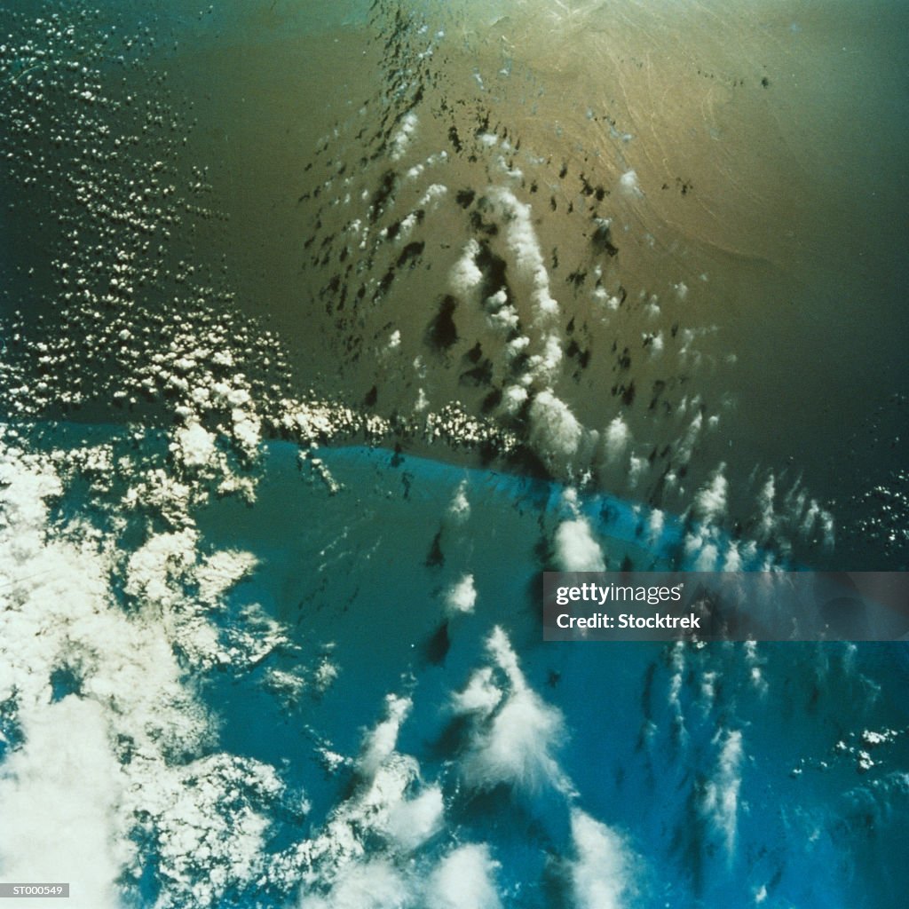 Satellite Image of The Florida Strait
