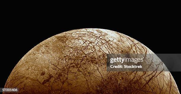europa surface - europa moon stock pictures, royalty-free photos & images