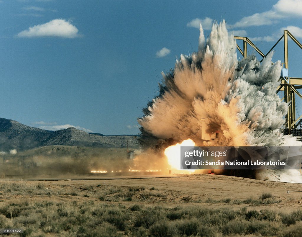 Rocket Sled Test of F-4 Phantom Jet