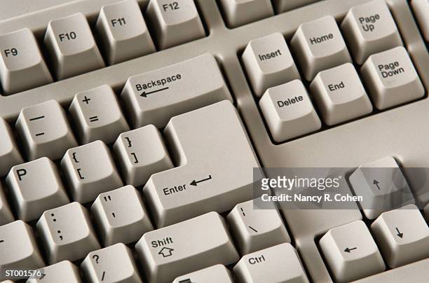 computer keyboard detail - pharrell williams of n e r d sighting in new york ctiy stockfoto's en -beelden