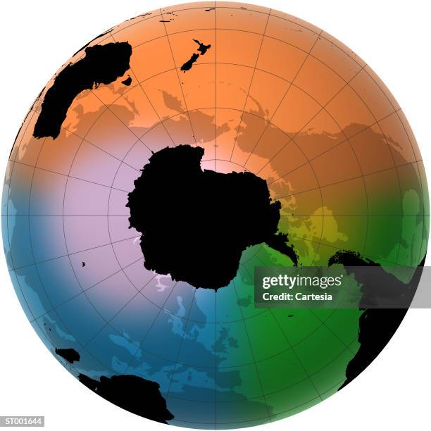 Map Aouther 224 Map Of Southern Hemisphere Stock Photos, High-Res Pictures, and ...