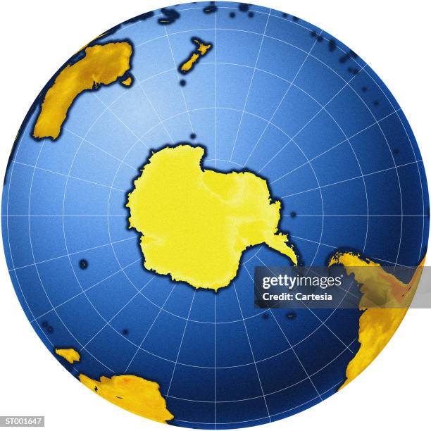 Map Aouther Map Of Southern Hemisphere Photos et images de collection - Getty Images