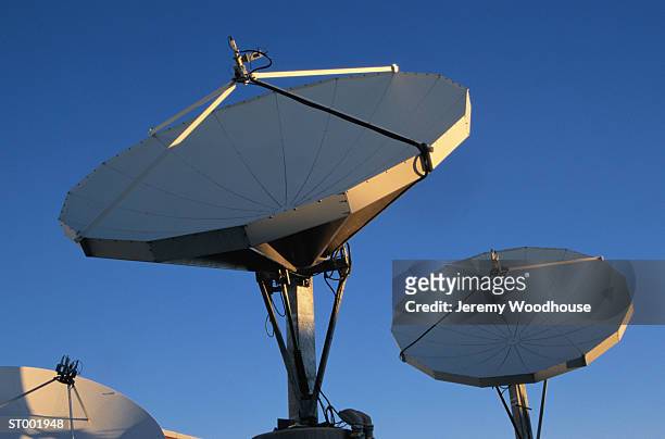 satellite dishes - richardson stock pictures, royalty-free photos & images