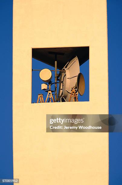 satellite dishes - richardson stock pictures, royalty-free photos & images