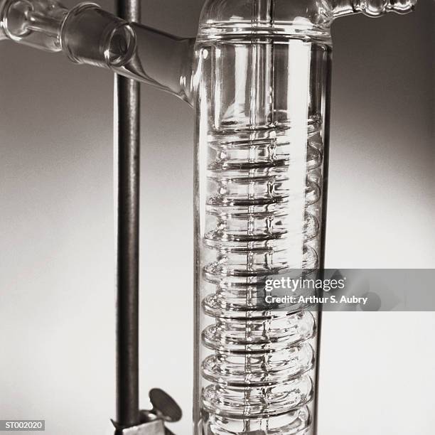 coiled condenser - condenser stock pictures, royalty-free photos & images