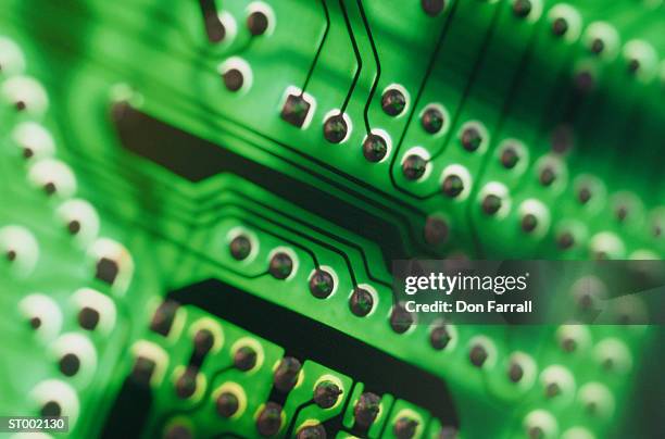 circuit board close-up - don farrall stock pictures, royalty-free photos & images