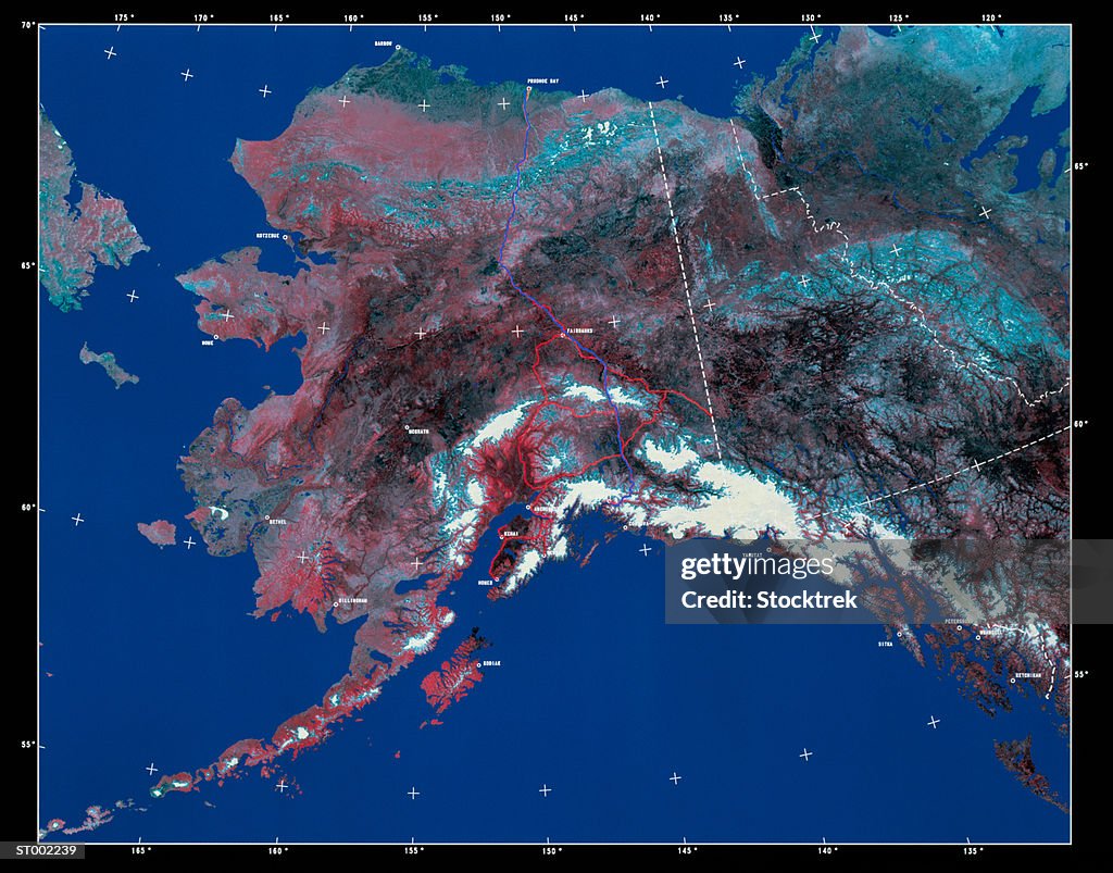 Photomosaic of Alaska