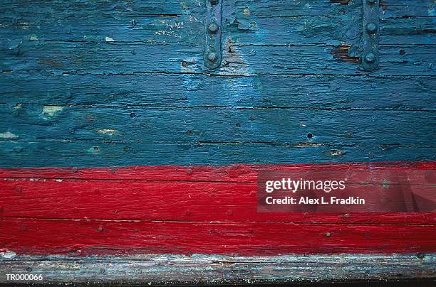 wooden ships hull (full frame) - alex grey stock-fotos und bilder