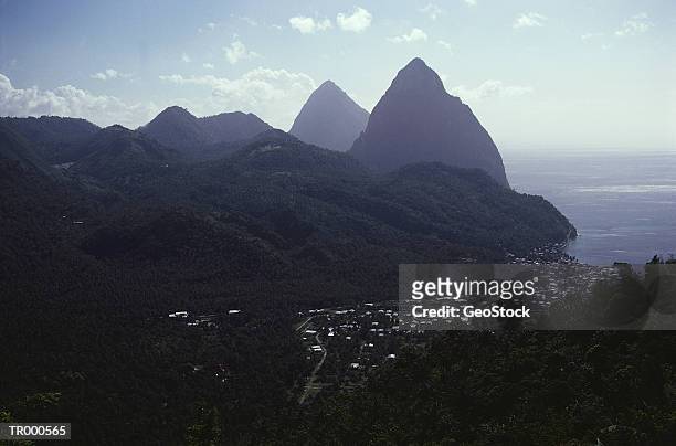 st lucia, caribbean - lesser antilles stock pictures, royalty-free photos & images