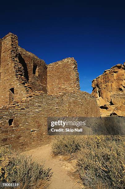 chaco canyon new mexico - valley type stock pictures, royalty-free photos & images