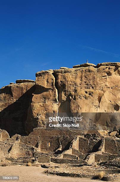 ruins in new mexico - valley type stock pictures, royalty-free photos & images