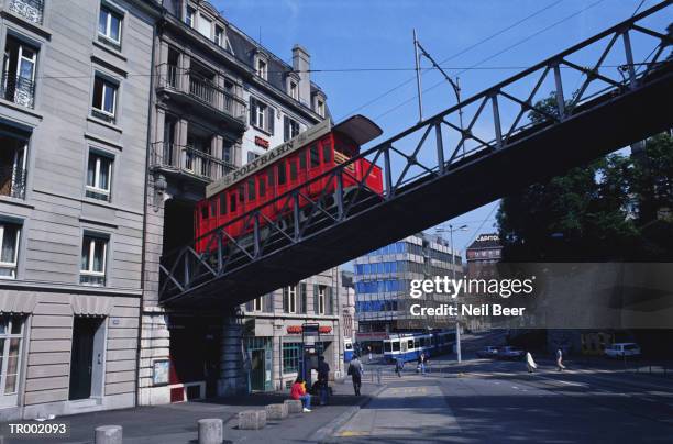 polybahn in zurich - kanton zürich stock-fotos und bilder