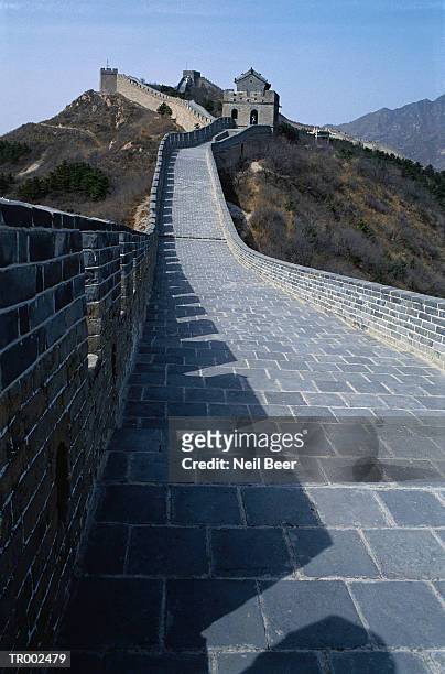 the great wall of china - northern china stock pictures, royalty-free photos & images