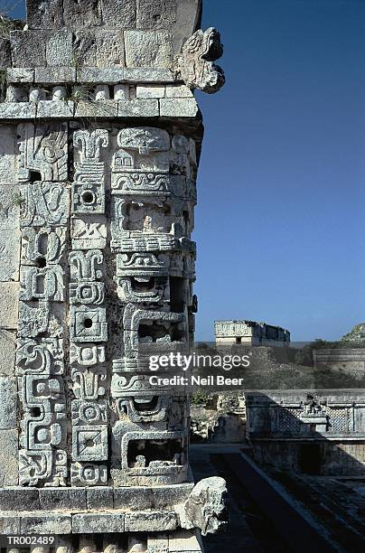 mayan ruin - neil stock pictures, royalty-free photos & images