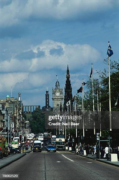 edinburgh street - lothian bildbanksfoton och bilder