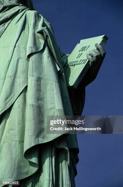 close-up of statue of liberty - liberty island stock pictures, royalty-free photos & images