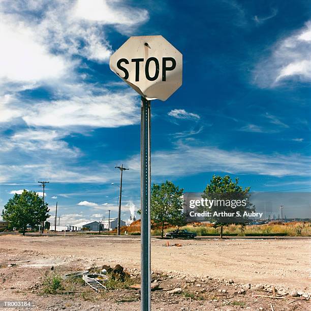 Stop Sign Damage Damaged Stop Sign Photos and Premium High Res Pictures - Getty Images
