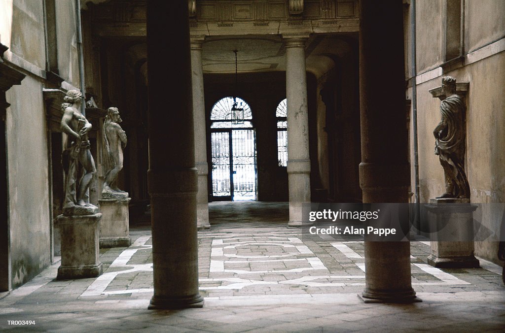 Italy, Veneto, Venice, Rezzonico Palace, interior