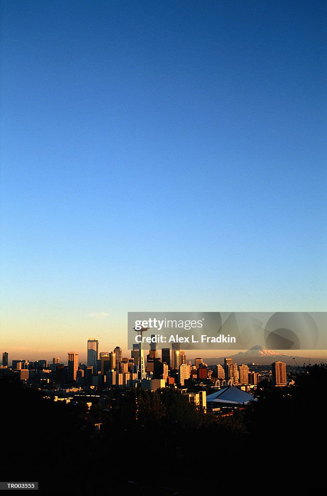 USA, Washington State, Seattle, skyline