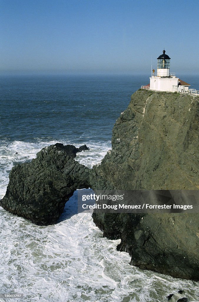 USA, California, San Francisco, Point Bonita Lighthouse
