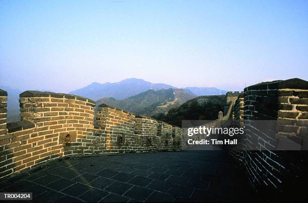 the great wall of china - northern china stock pictures, royalty-free photos & images