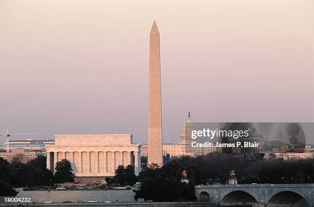 washington, dc skyline - james p blair stock pictures, royalty-free photos & images