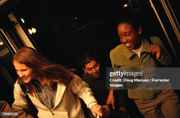 passengers entering train - doug stock pictures, royalty-free photos & images