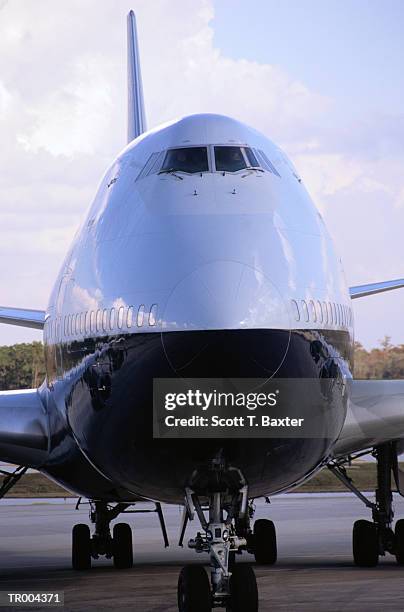 front of airplane - scott stock pictures, royalty-free photos & images