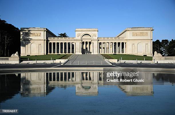 palace of the legion of honor in san francisco - francisco stock pictures, royalty-free photos & images