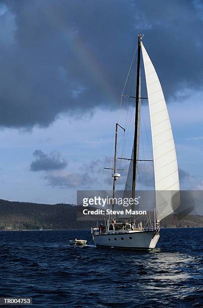 sailboat - nautical vessel part foto e immagini stock