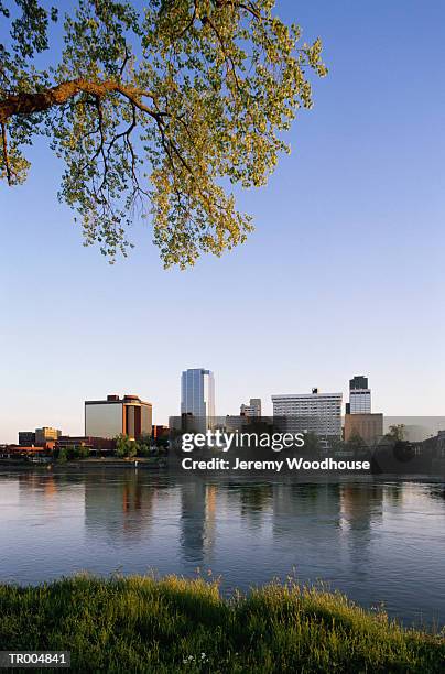 little rock skyline - kittle stock-fotos und bilder